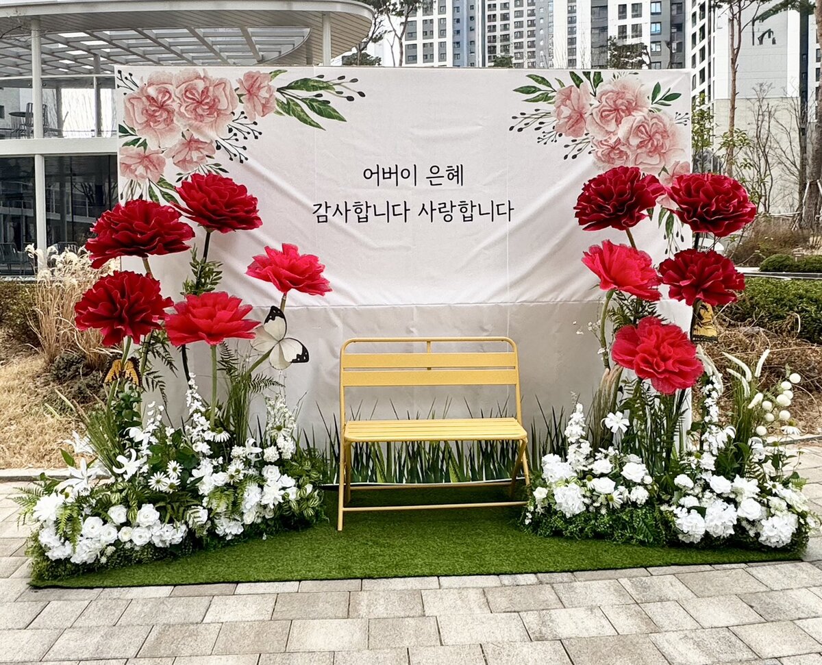 LUA ATELIER BLOOM giant flower works - Korean hanji handmade paper flower