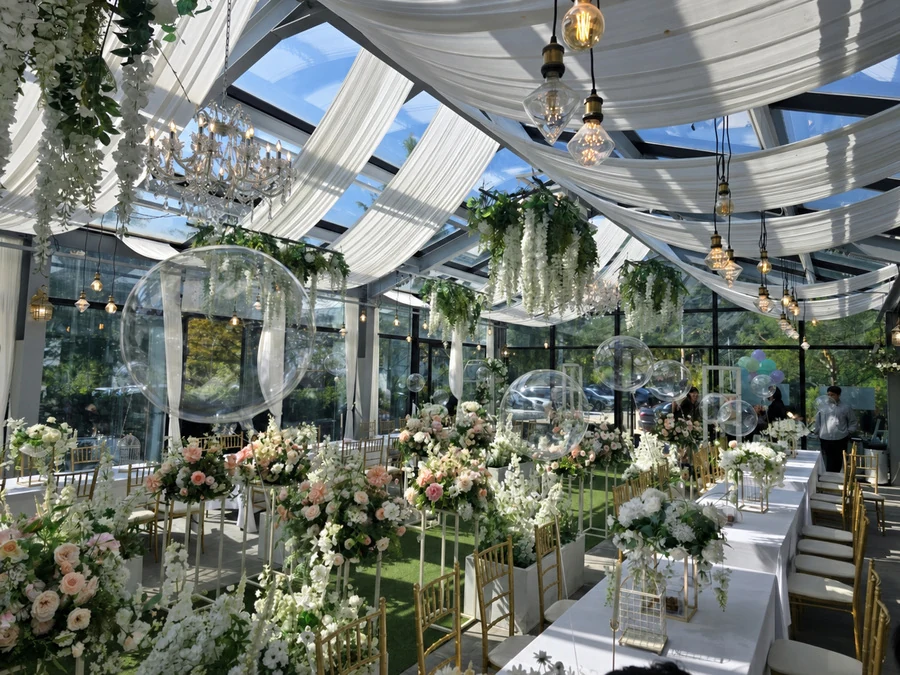 Bucheon Wedding Hall Helium Balloon Table Decor