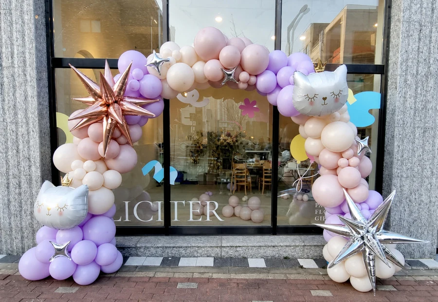 Event balloon photo zone Case 146