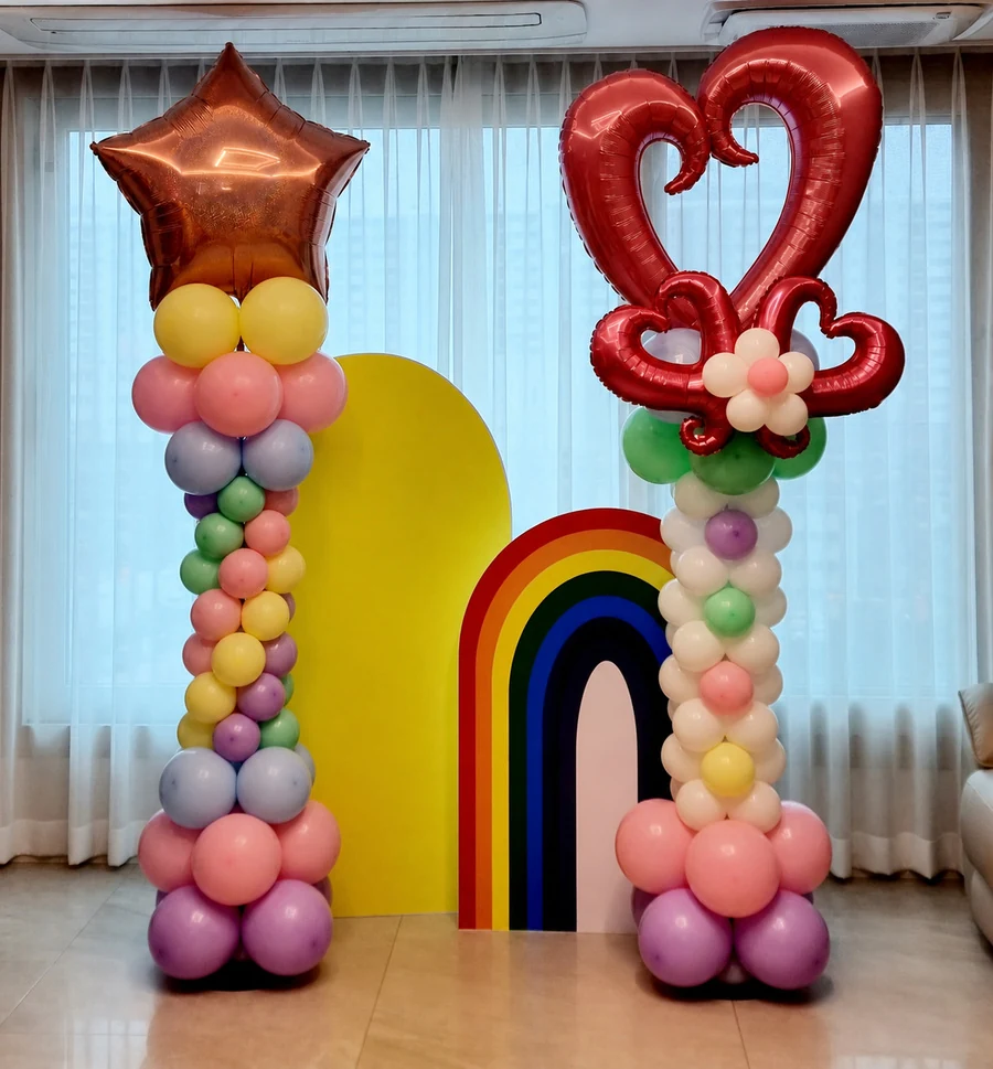 Event balloon photo zone Case 142