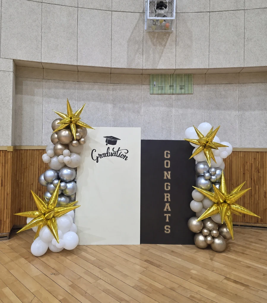 Event balloon photo zone Case 158