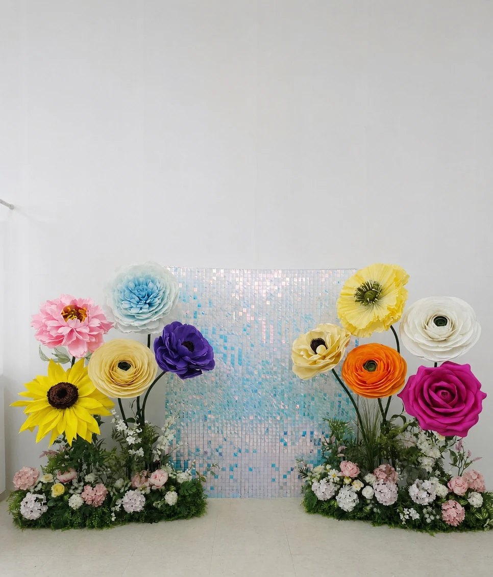 Bucheon School Ceremony Giant Flower Stage