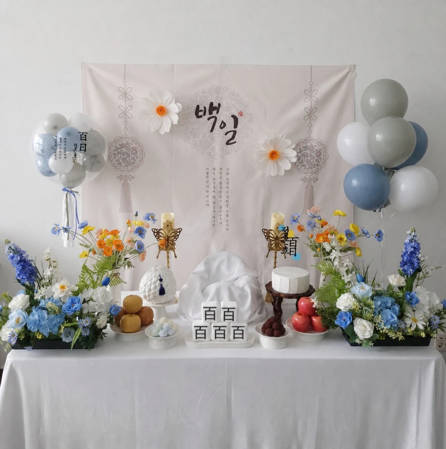 Okgil-dong Self 100-Day and First Birthday Table Rental